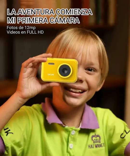 Cámara para niños de fotos y videos FUNCAM Celeste - SJCAM Perú