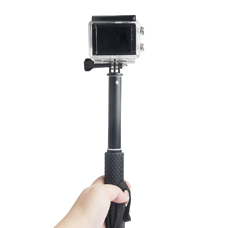  Palo selfie prémium para GoPro Hero 9 8 7 6 5 4 3 3+ 2 2018  Fusion Session, ACASO, SJCAM cámaras de acción y teléfonos celulares y  cámaras digitales compactas. Se puede utilizar como agarre de mano, :  Electrónica